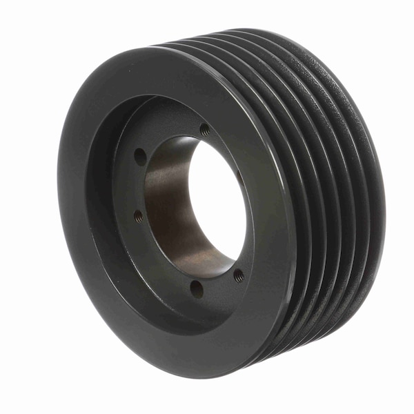 6 Groove Cast Iron Bushed Bore Multiple Sheave, 63V650SK
